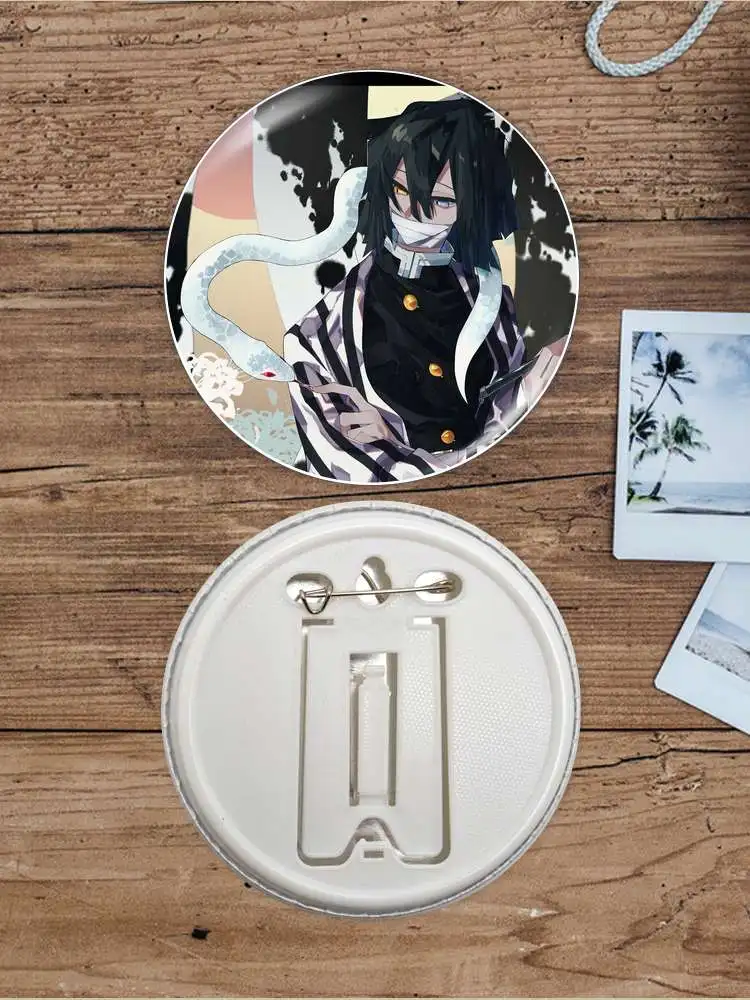 Iguro Obanai аниме-брошь якорь периферийные знаки персонализированные украшения Fandom