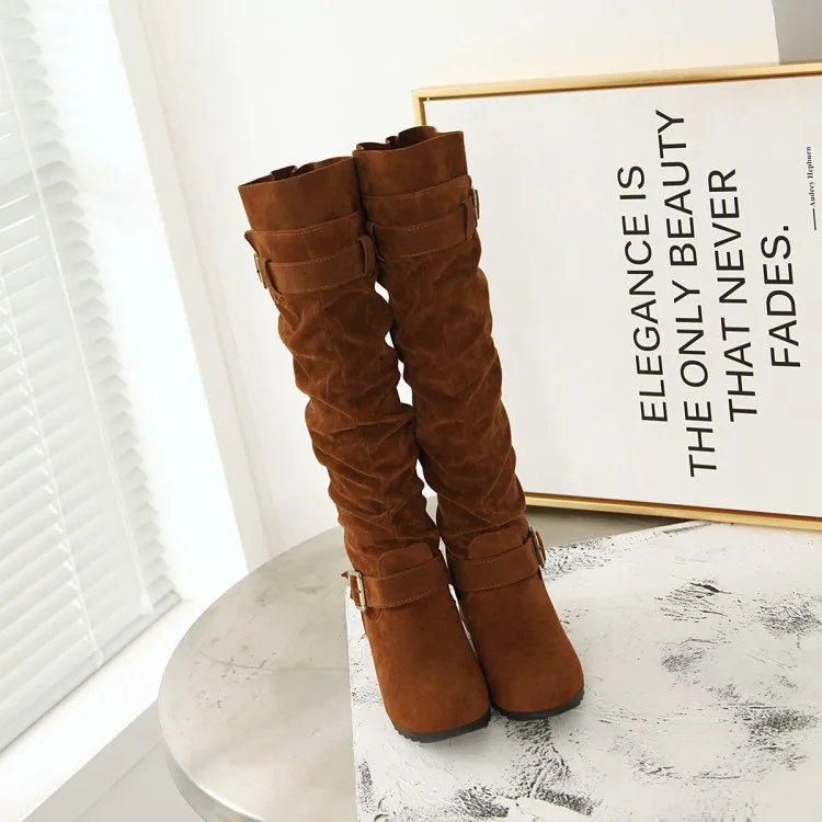 

Женские ботинки с круглым носком, большие размеры