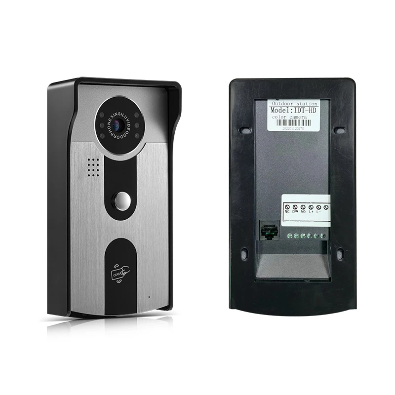 Whole Sale Price IDT 1080P Video Doorbell Camera Tuya App and ID Card Door Opening