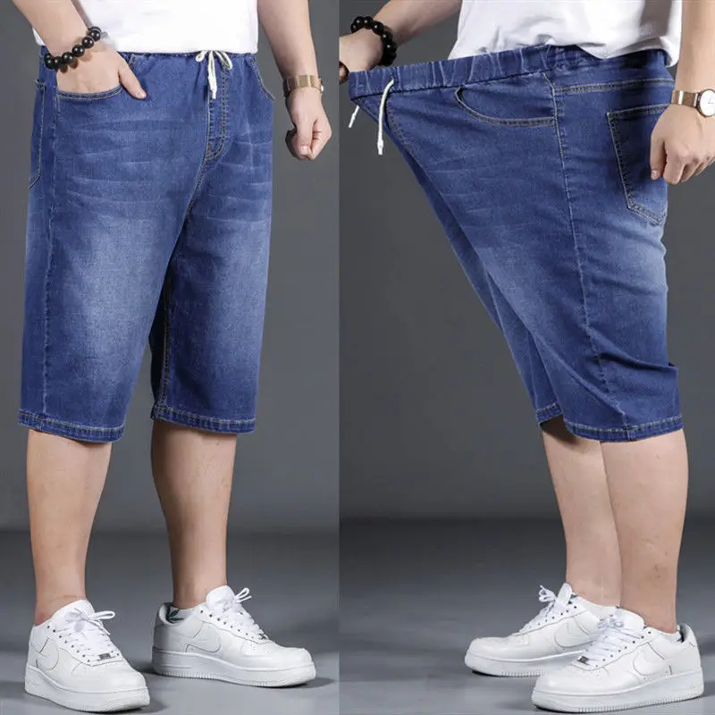 

Spring Summer Shorts Men Casual Shorts Solid Color Elastic Waist Bermudas Male 2023 Trends Men Short Trousers Pure Cotton W49