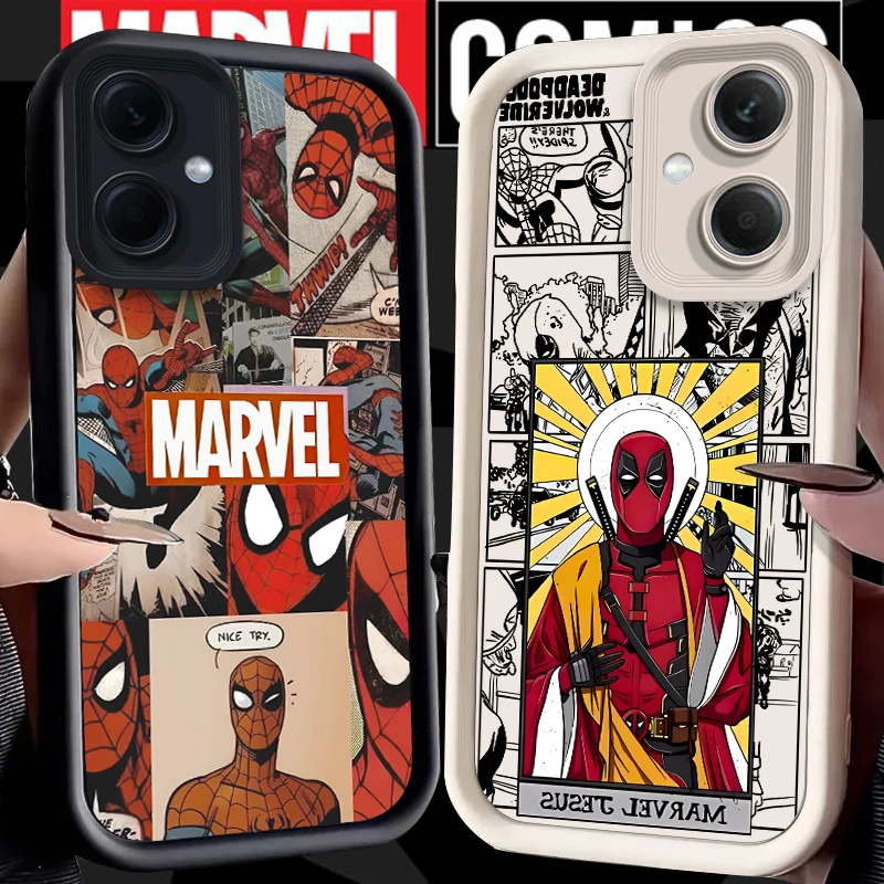 Deadpool Wolverine Phone Case for Xiaomi Redmi Note 13 12 Pro Plus 4G 5G 13C 12C Turbo 11 11S 10 10S 9 10A 10C 9C A2 A1 Cover