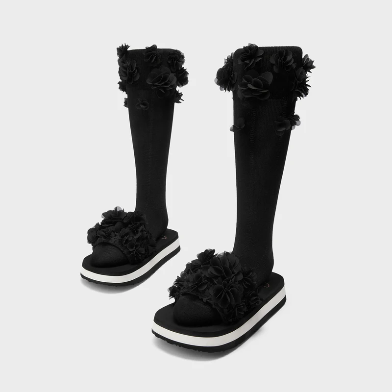 Фото CHARLES＆KEITH Новое поступление на весну 2023 CK1-70900452 Тапочки с плотной подошвой на день святого валентина №3