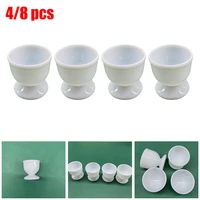 48pcs egg cup holder white boiled eggs serving cups egg opener for kitchen breakfast boiling eggs container kitchen tools