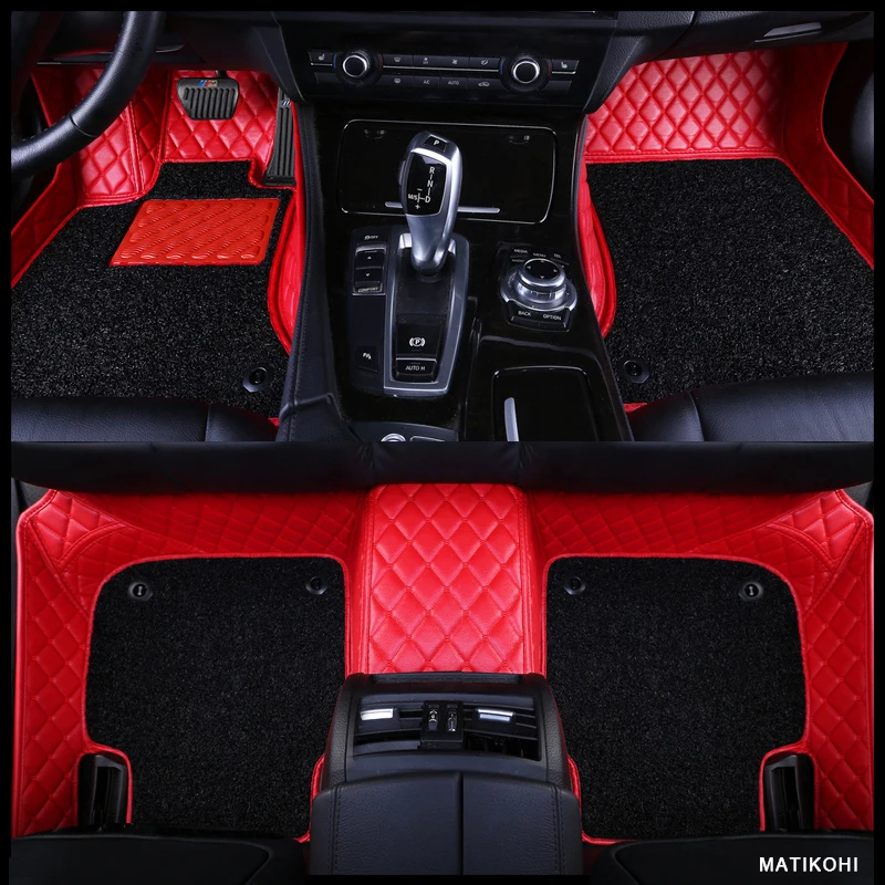 

2022 Customcar floor mats for hyundai santa fe getz tucson ix25 ix35 creta elantra kona i30 all models car mats accessories