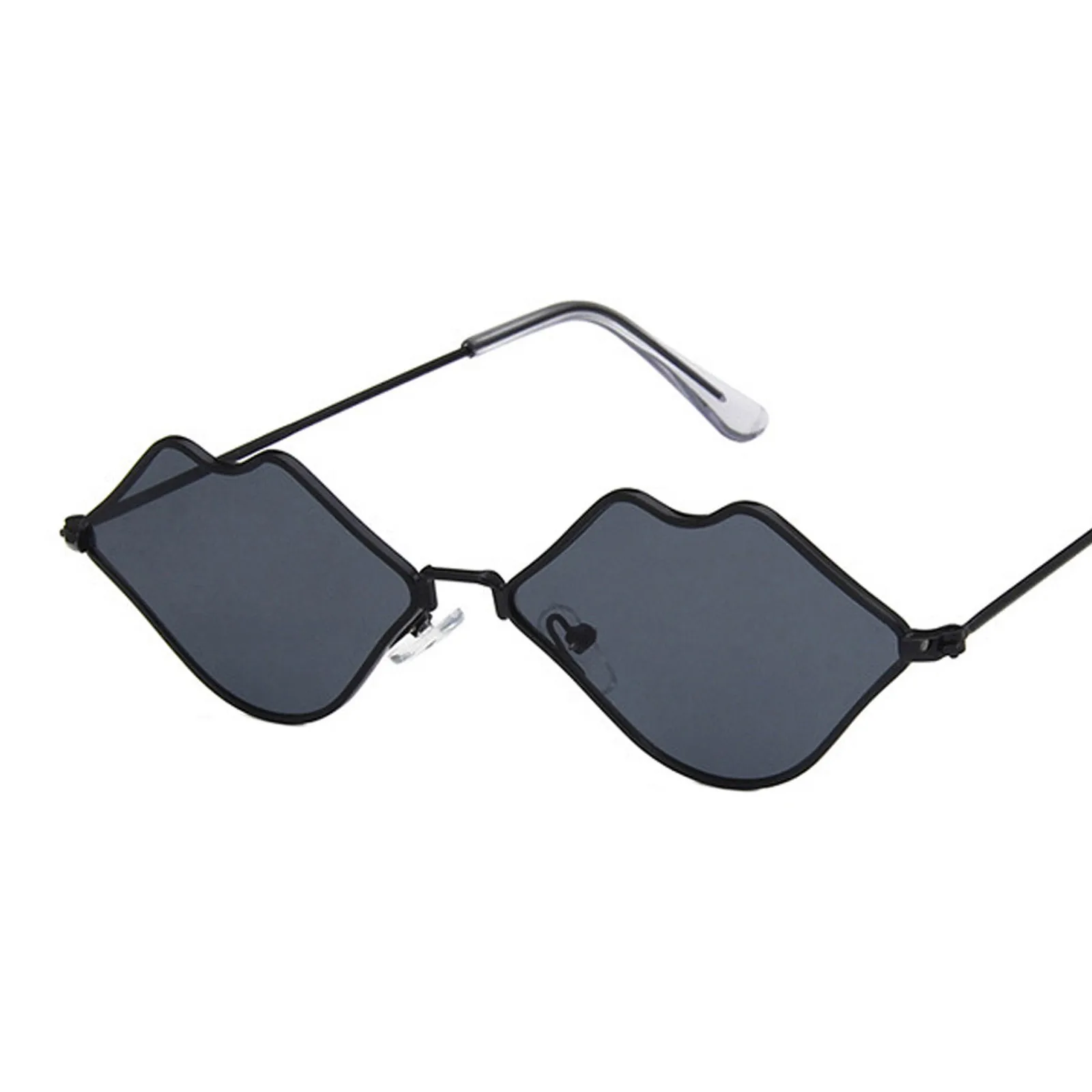 

Polarized Sunglasses For Women Men Y2K Lip Shape Irregular Polarized Sun Glasses UV400 Protection Party Club Trendy Eyewear