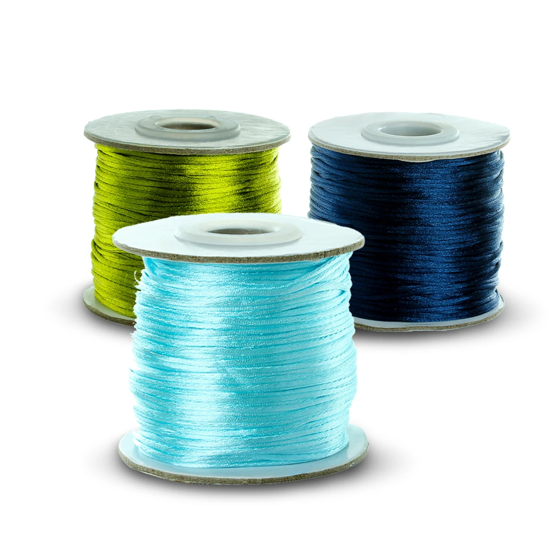 50-80yards/Roll 1/1.5mm Korean Silk Thread Chinese Knot Cord Accessories for DIY Bracelet Necklace Handmade Stitched Tassel - купить по