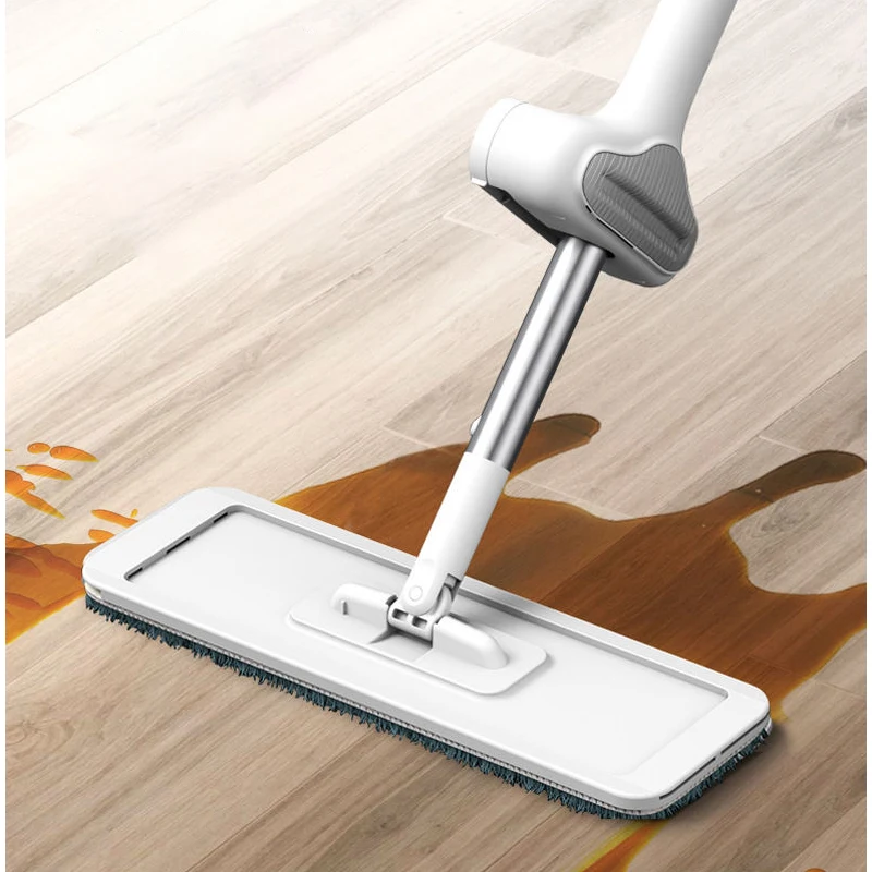 

2022 Влажная и сухая Швабра двойного назначения, плоская Швабра без рук, ленивая швабра с водой, Швабра, ткань, Швабра для пола из сверхтонкого ...