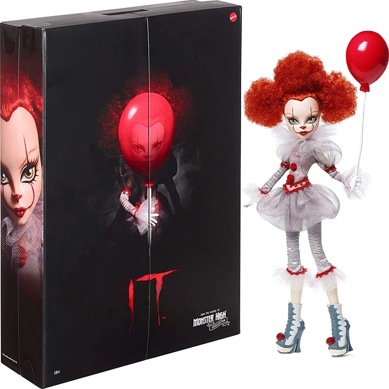 

Original Monster High IT Pennywise Collector Doll 12-inch Limited Edition Collectible Doll Clown Action Figure