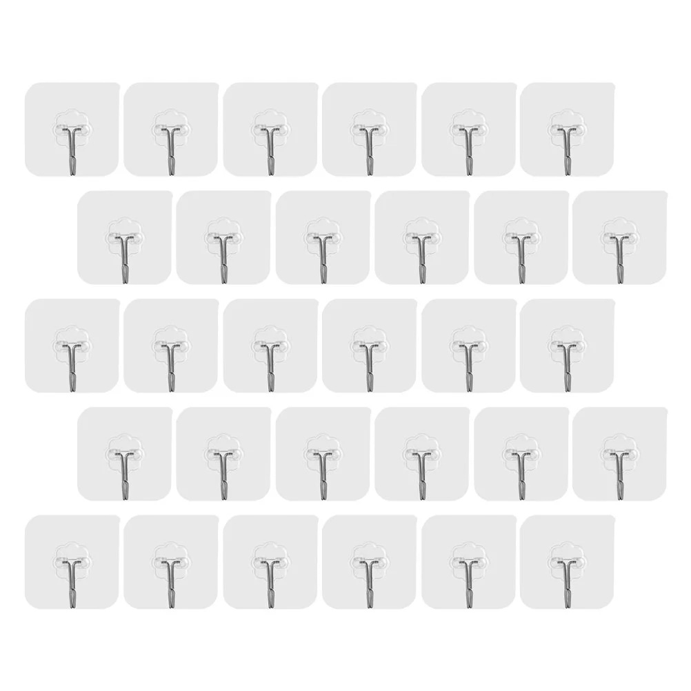 

30 шт., крючки для полотенец, на клейкой основе