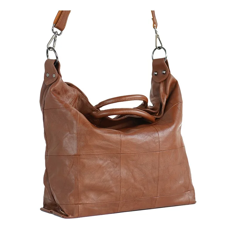 Вместительная женская сумка-Кроссбоди из 100% натуральной кожи