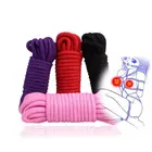 Хлопковая веревка для бондажа SM Fun, игрушка для ролевых игр, Женский инструмент для пытки, бандаж, секс-рабство, веревка для связывания, товары для игр для взрослых