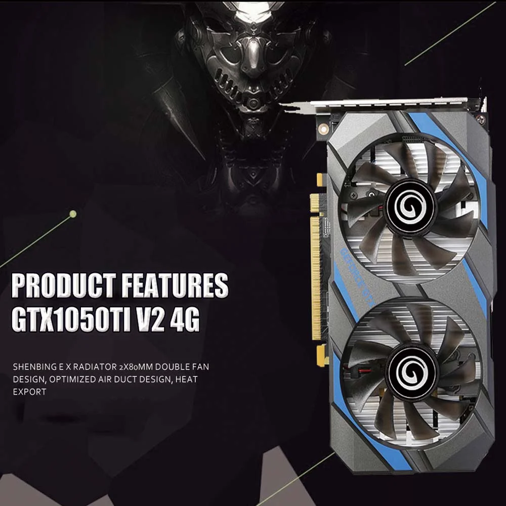 Видеокарта GALAXY GTX1050TI V2 4G GDDR5 128 бит GTX 1050 Ti 4 Гб NVIDIA 14 нм 7000 МГц |