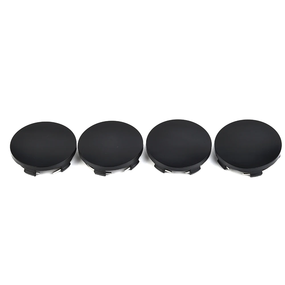

Durable High Quality Hot Sale New Practical Center Cap Cover 4pcs 60mm ABS Accessories Black Silver Decoration
