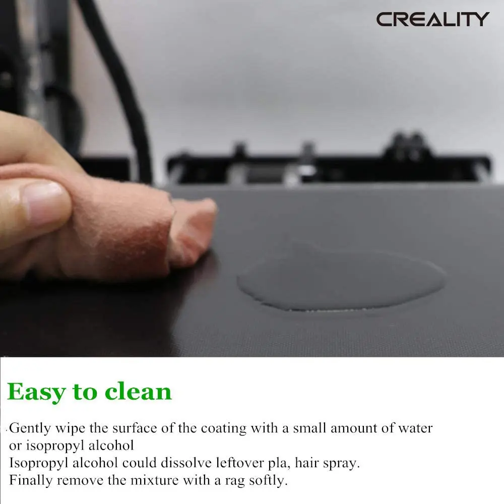 Фото Стеклянная платформа для 3D-принтера CREALITY Ender-5 Pro/Ender 3V2, 235*235*4 мм, из карборундового стекла, для Ender 3 №2