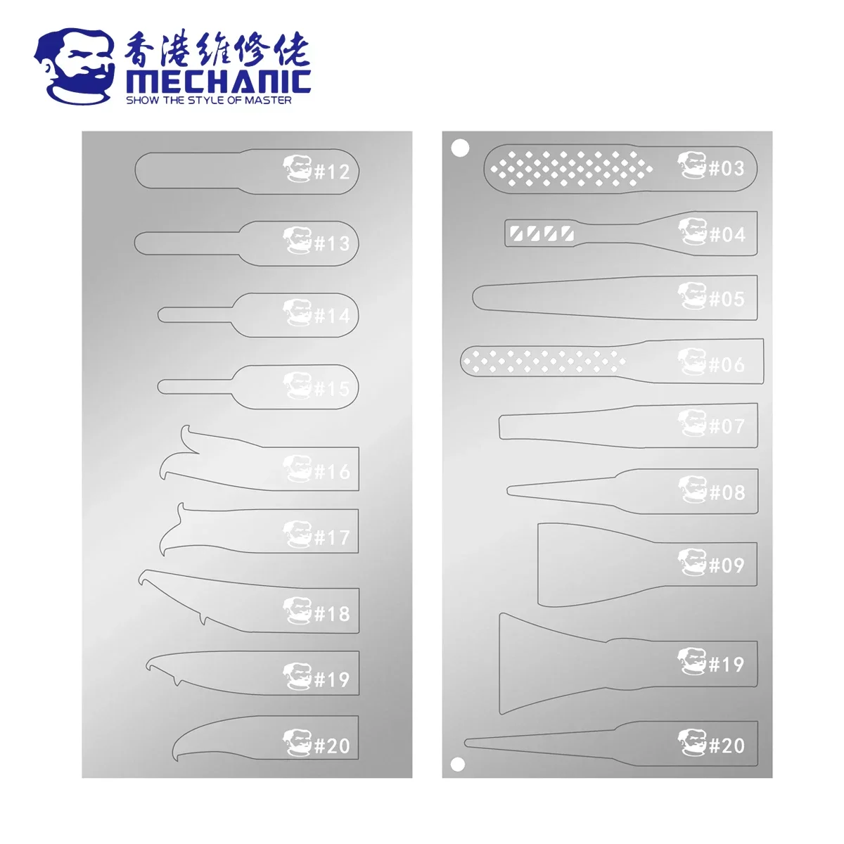 Многофункциональный нескользящий металлический ремонтный нож MECHANIC iMax9 20 в 1