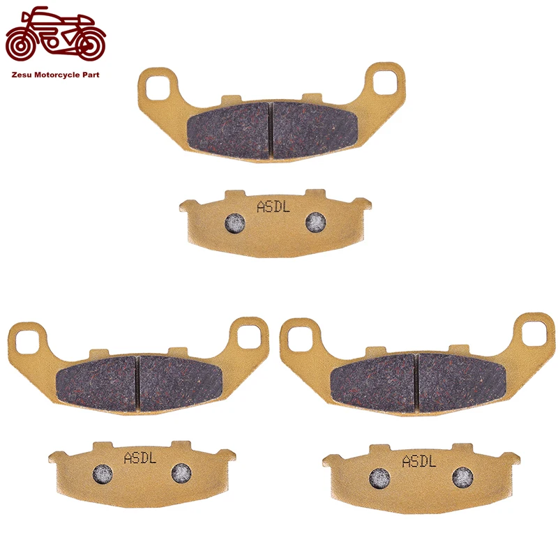 Передние и задние тормозные колодки мотоцикла планшеты для Kawasaki KR1 KR250 ZX-4 ZX400 1988-1989