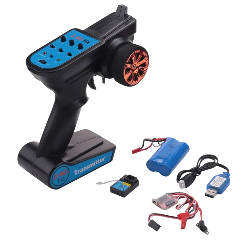Комплект пульта дистанционного управления 2 4G 3CH передатчик ESC приемник набор