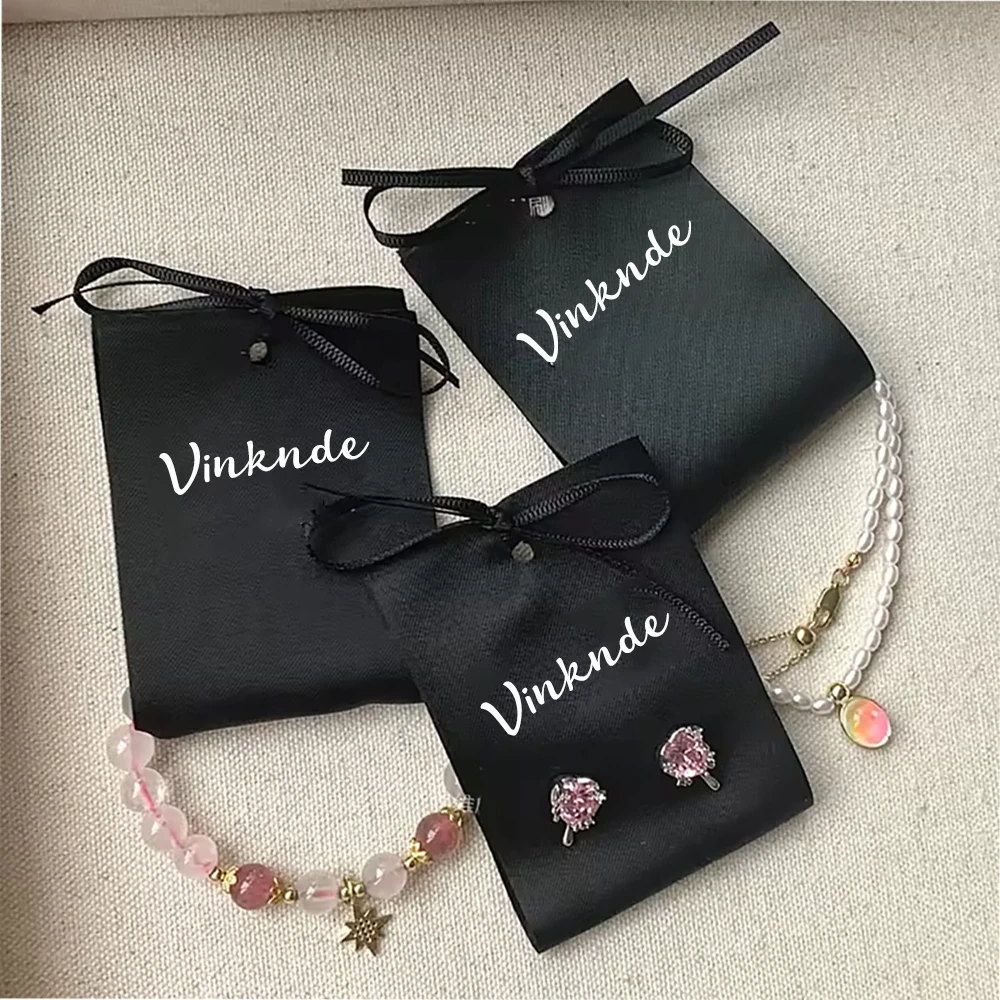 Индивидуальный Логотип переработанное ожерелье хлопчатобумажная ткань