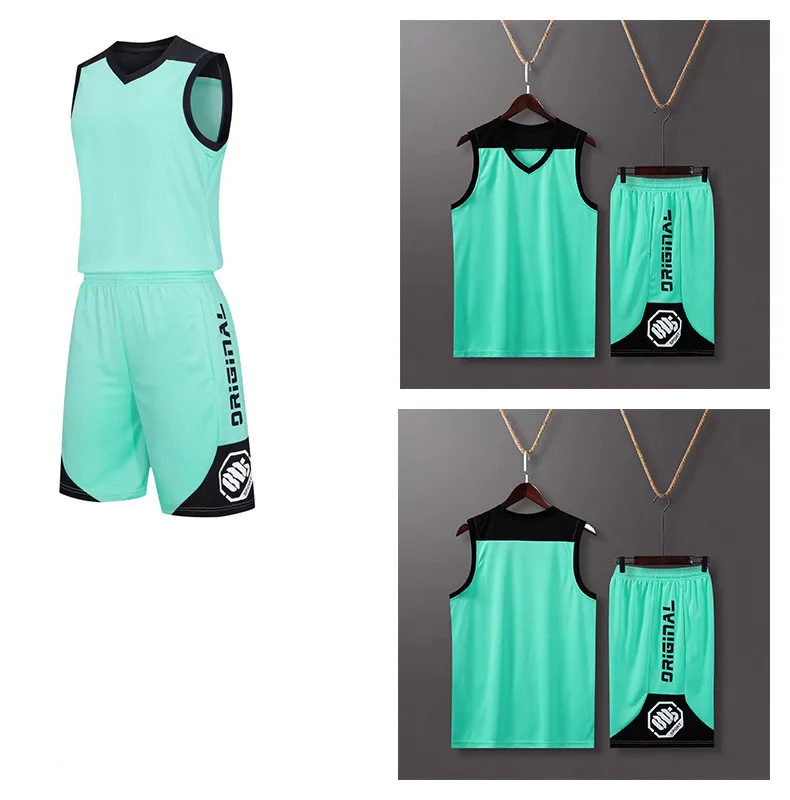 2023 Summer New Men and Women Basketball Training Set Youth Custom Clothing Quick Drying and Breathable University Team Set