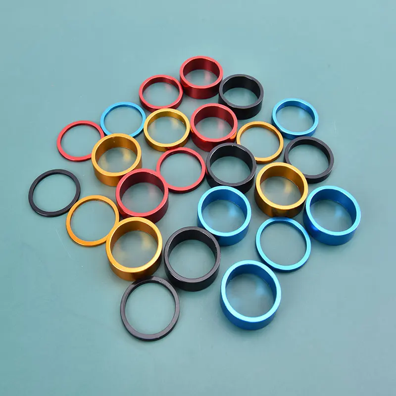 

6 шт., прокладки для руля велосипеда, из алюминиевого сплава