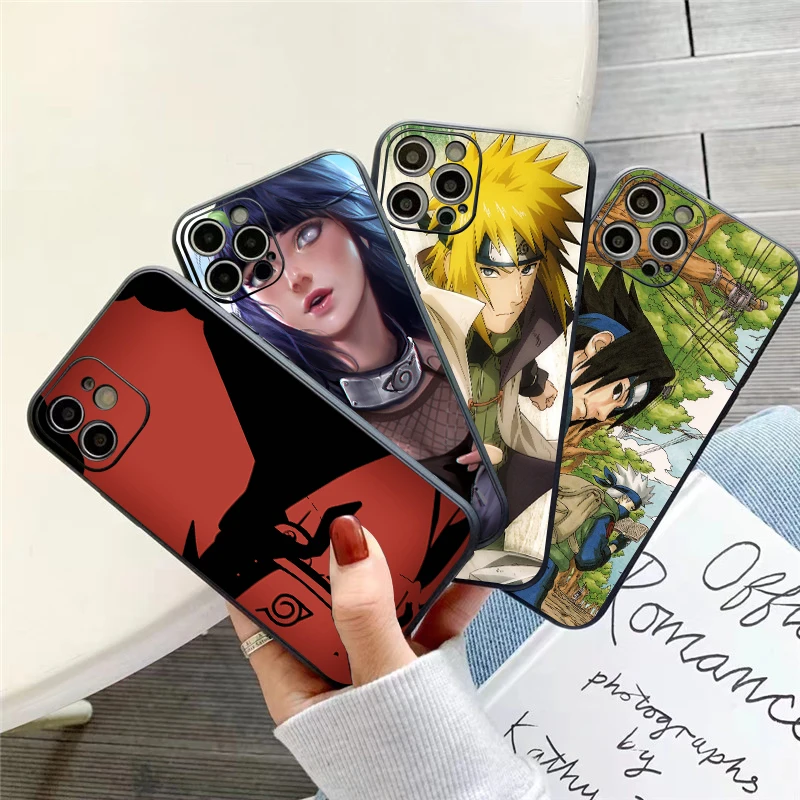 

Japan NARUTO Anime Phone Case For iPhone 11 13 12 Pro Max 12 13 Mini X XS XR MAX SE 6 7 8 Plus Funda Back Silicone Cover