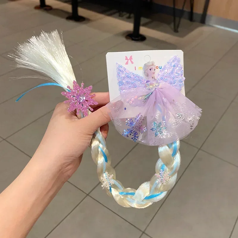 Заколка для волос в виде принцессы и Эльзы из мультфильма Холодное сердце