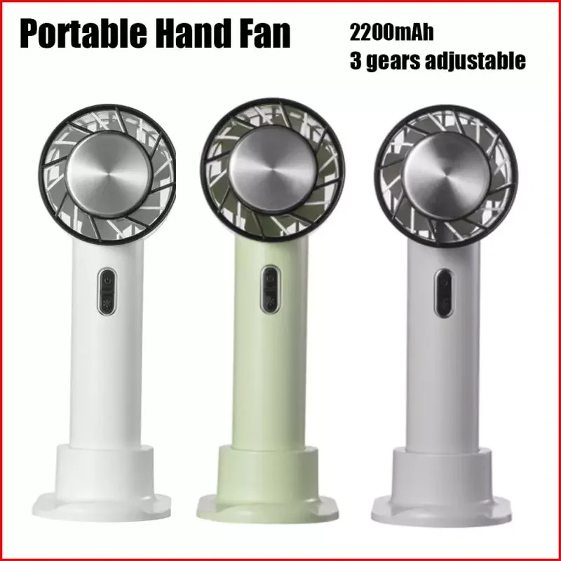 

Портативный ручной полупроводниковый вентилятор для охлаждения холодильника с аккумулятором 2200 мАч, внешний портативный мини-вентилятор ...