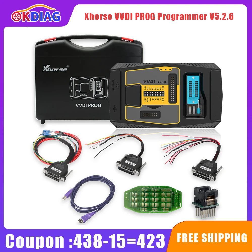 

V5.2.6 оригинальный программатор Xhorse VVDI PROG VVDI, программатор, ключевой инструмент для BMW is, функция чтения, автоматический диагностический инструмент