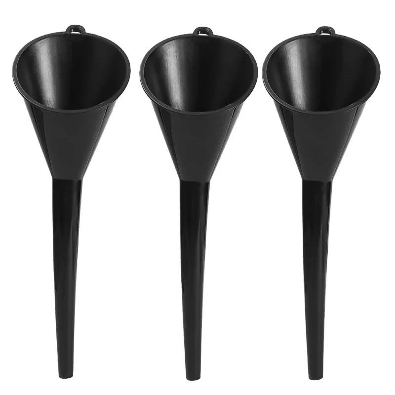 Пластиковая воронка для двигателя, инструменты для заправки мотоцикла, автомобиля, брызгозащищенный автомобильный длинный носик, воронка для масла, инструмент для заправки бензина, автомобильная часть