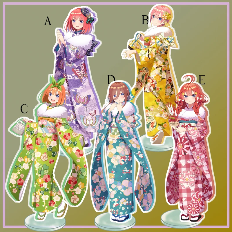 

Anime Stand The Quintessential Quintuplets Nakano Yotsuba Acrylic Figure Display Desktop Decoration 15cm