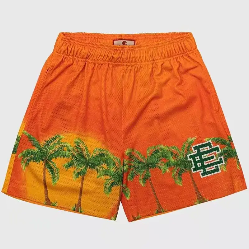 

EE American shorts men's and women's fitness leisure basketball sports five-point pants beach pants breathable and quick-drying