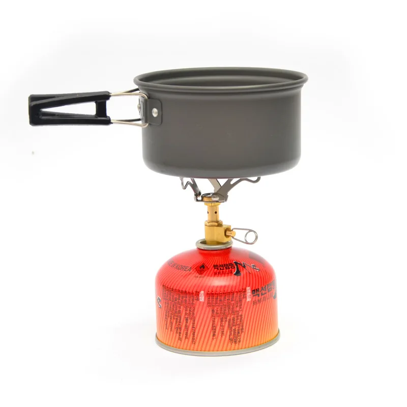 

No Ignition Camping Stove Protable Collapsible Windproof Furnace Stainless Steel Super Light Mini Stove Outdoors Camp