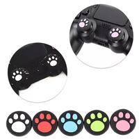 2 pcs cat paw rubber silicone game handle joystick thumb stick grip cap for xbox one360 ps3 ps4