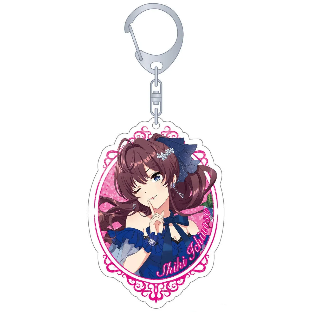 Фото Loen аниме периферийный магазин THE IDOLM@STER Золушка для девочек Shiki Fumika Nagi Miki Hoshii акриловый брелок-подвеска подарки около 6 см №2