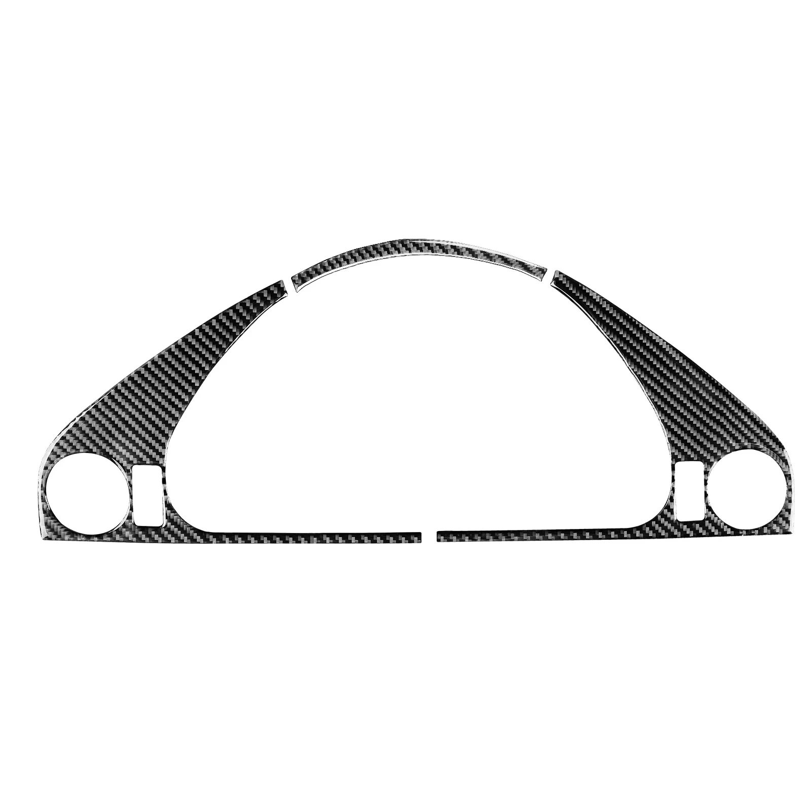For BMW 5 Series M5 E39 1998-2003 Carbon Fiber Instrument speedometer Panel Cover Car inside Accessories Decorative Stickers