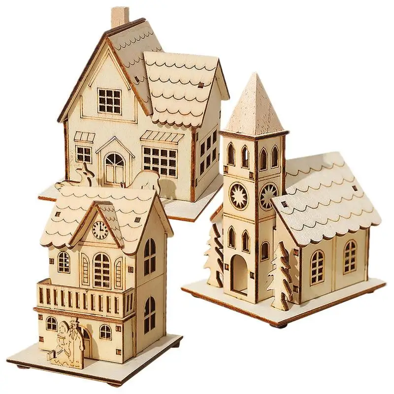 3 шт./набор Деревянные Подвески для дома