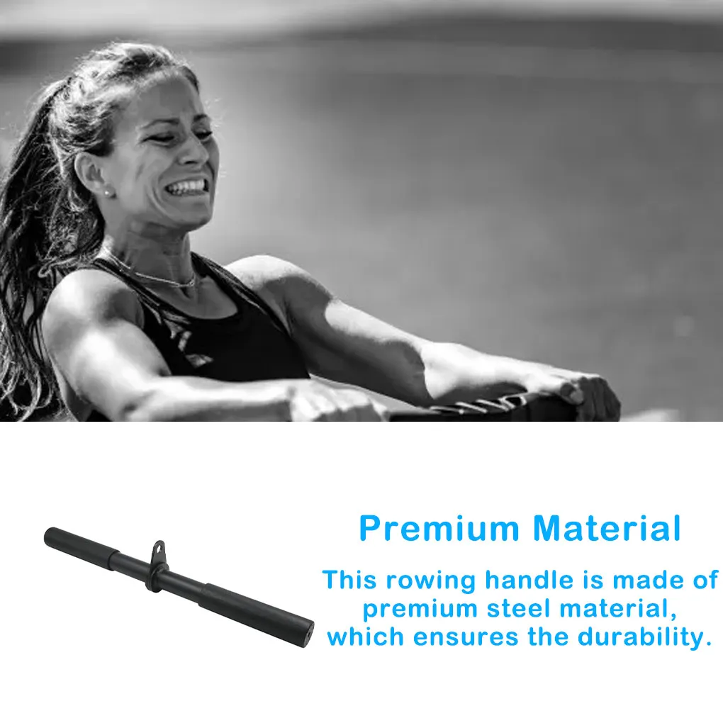 

Straight Bar Household Supplies Craftsmanship 360° Rotation Rowing Handle Gym Equipments Machine Attachments Workout Holder