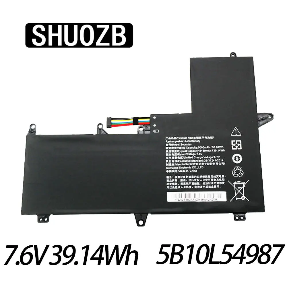 

SHUOZB Laptop Battery For Lenovo XiaoXin Air 12 Socrates 5B10L54987 7.6V 38WH 5150mAh Free Tools