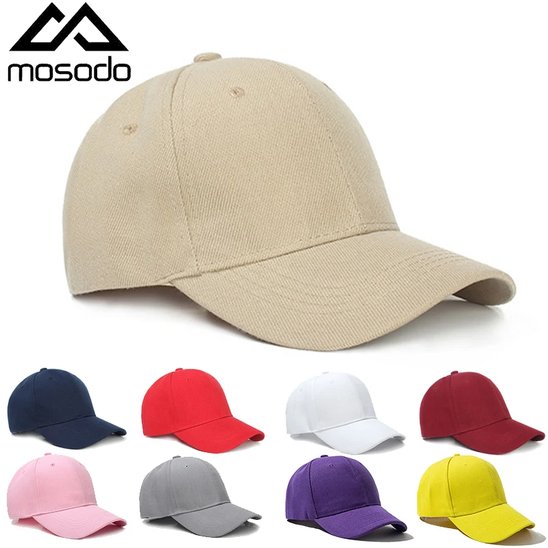 

Mosodo Summer Running Hat Men Baseball Cap Fashion Solid Color Baseball Cap Women Summer Sports Sun Hat Couple Peaked Cap
