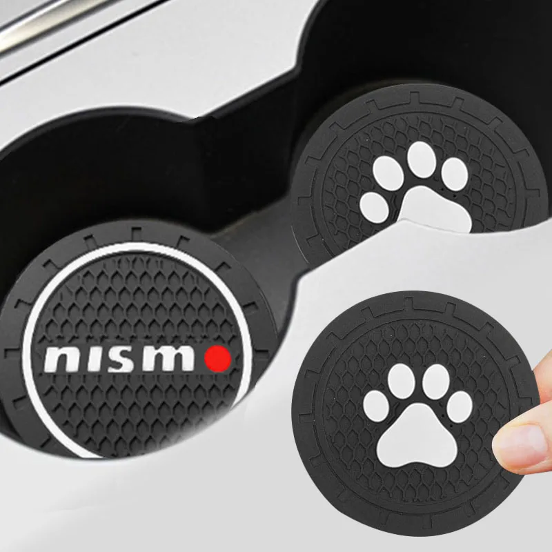

1pcs Car Cup Coaster Non-Slip Mat Cup Holder Mat For Jeep Renegade Wrangler JK Grand Cherokee XJ Willys Compass Command Patriot