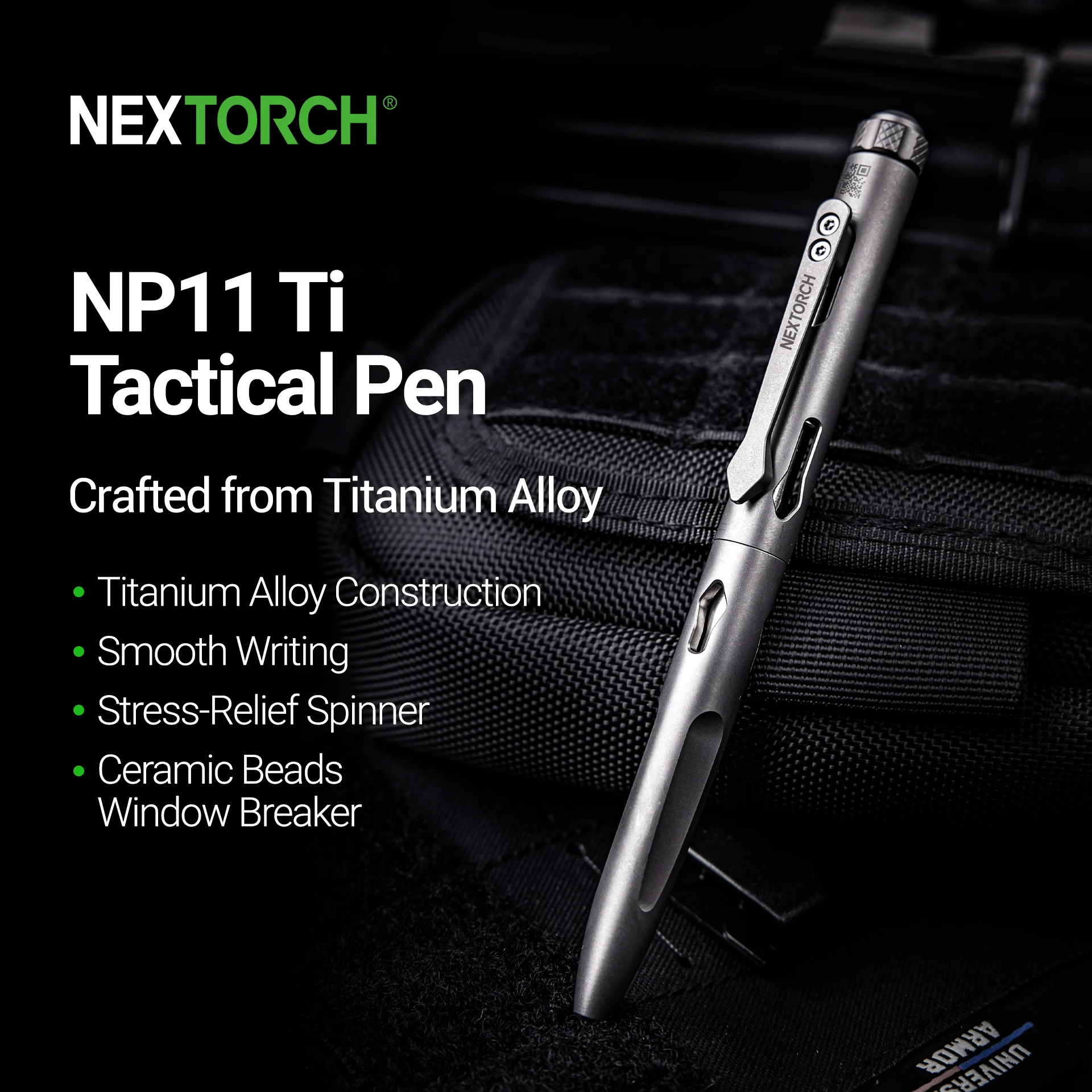 NEXTORCH NP11 Ti тактическая ручка военного назначения Высококачественная для