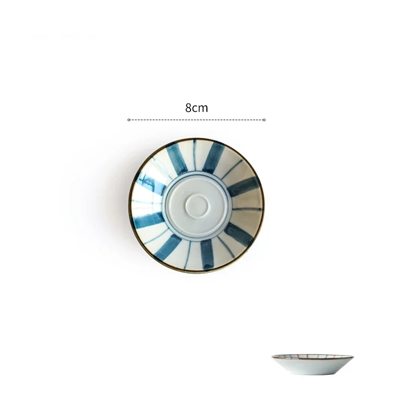 

Керамическая тарелка в японском стиле для десертного соуса, посуда, чашка для соуса, соусник, блюдца для приправ, тарелки для уксуса, салата, тарелка васаби