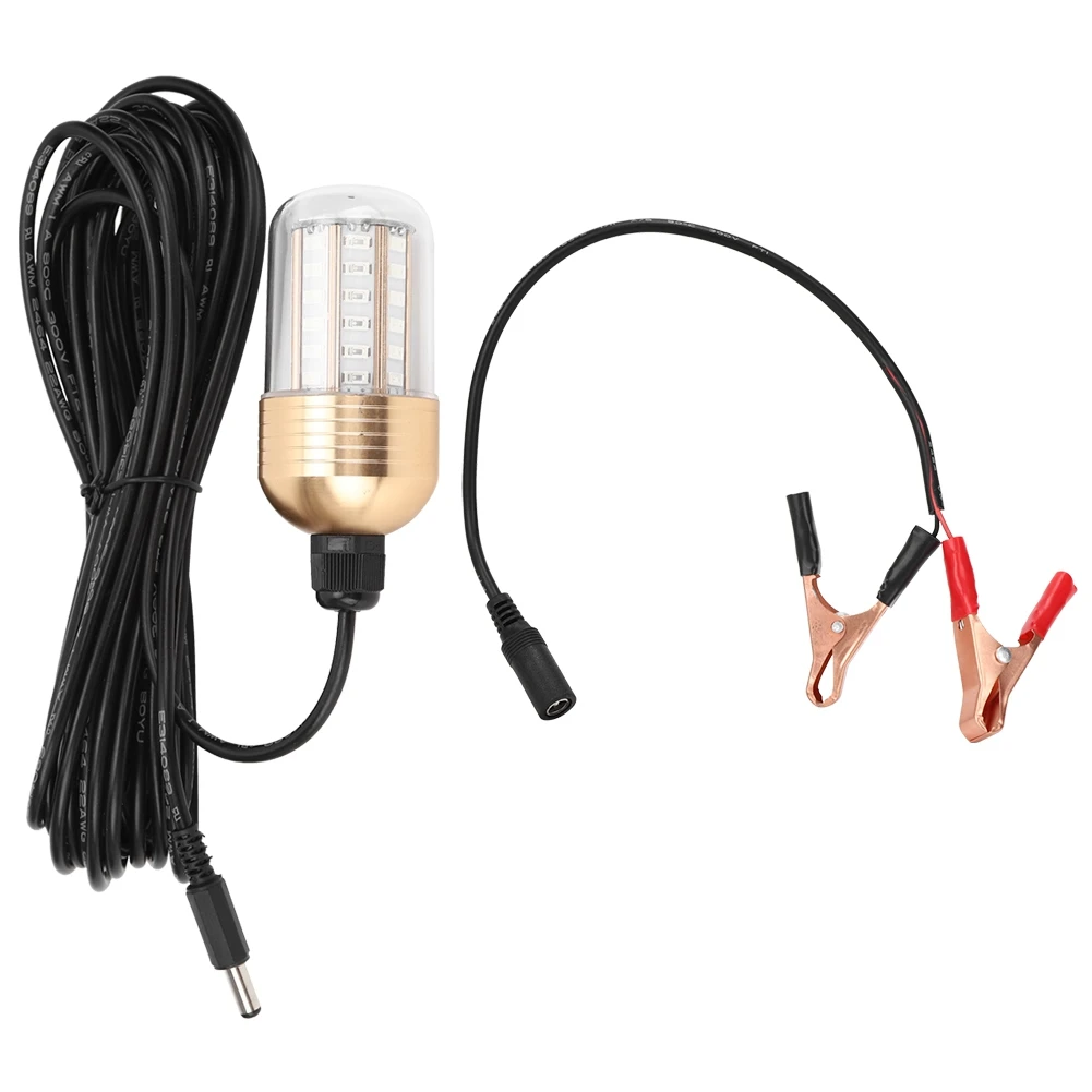Underwater Light LED Night Fishing Light Fishing Dip Net Light Lure Fish Light Green Light underwater underwater