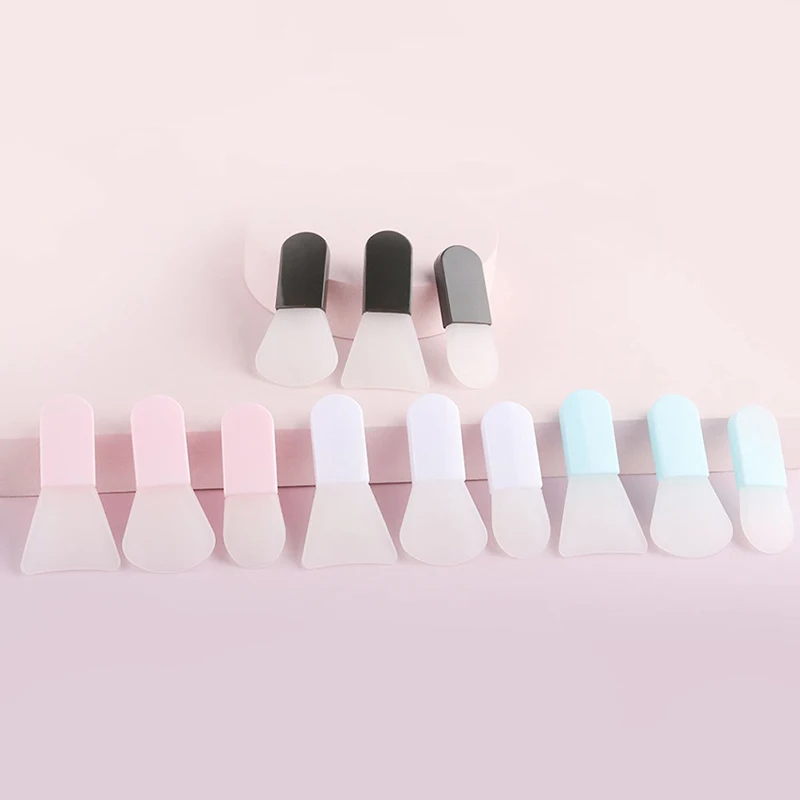 

3Pcs/Box Silicone Mask Brush Makeup Facial Face Cream Making Tools Mini Travel Gel Mixing Smear Supplies Tool For Make Up