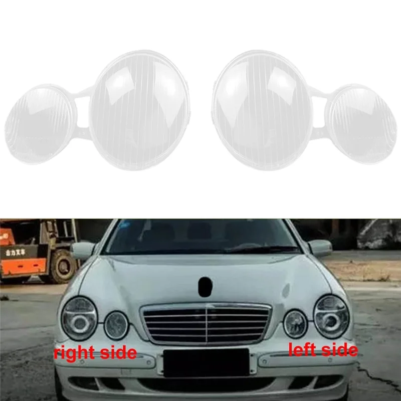 

Car Right Headlight Shell Lamp Shade Transparent Lens Cover Headlight Cover for Benz 2000-2003 W210 E200 E240 E320 E430
