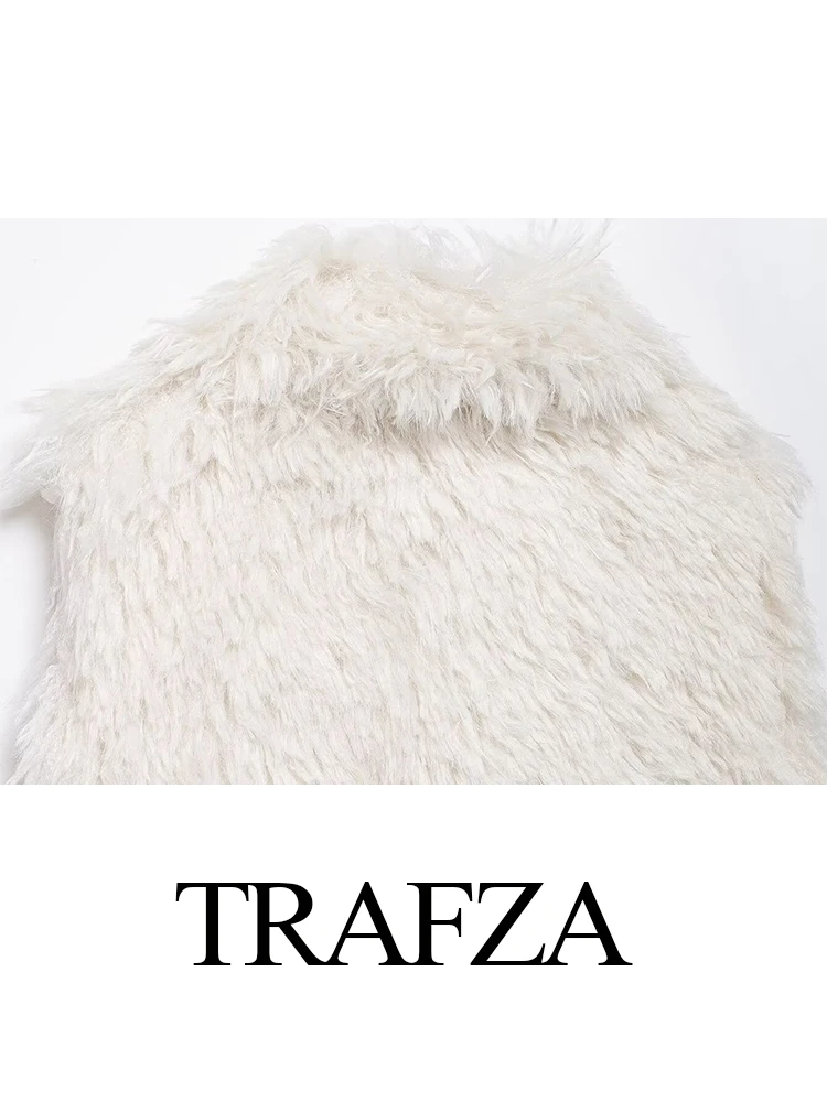 Женский зимний модный жилет с эффектом искусственного меха