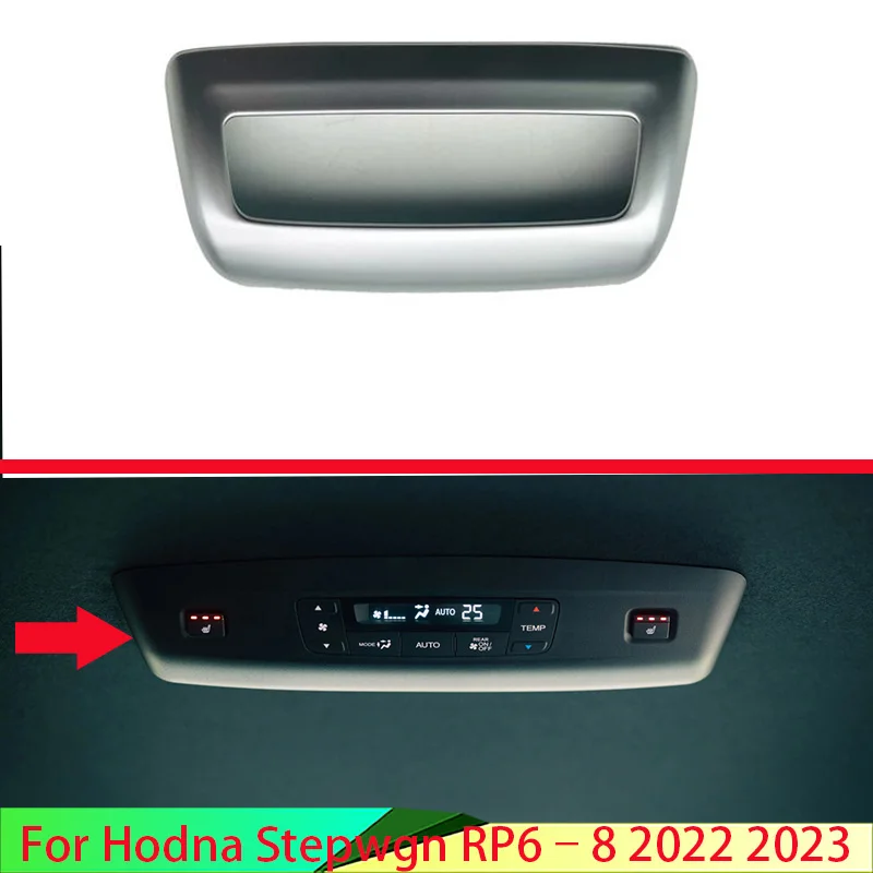 

For Hodna Stepwgn RP6–8 2022 2023 Car Accessories ABS Alloy Middle Exhaust Air Conditioning Switch Cover Frame