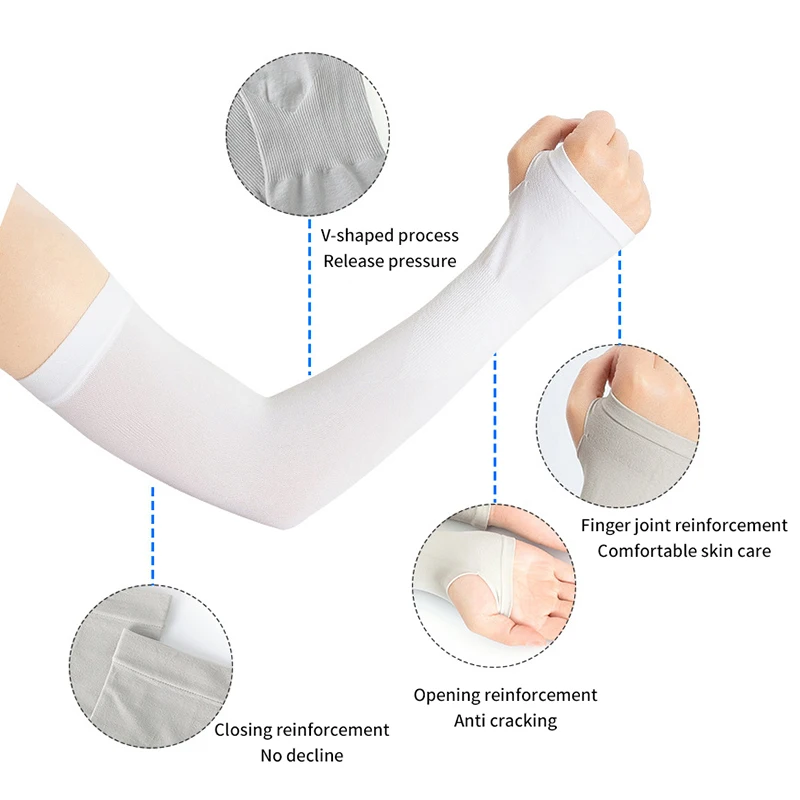 Спортивная одежда Защита Нейлон Велоспорт рук До локтя для женщин от солнца