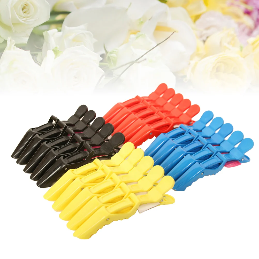 

20 шт., профессиональные пластиковые заколки для волос