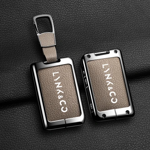 Чехол для автомобильного ключа из цинкового сплава подходит для LYNK & CO LYNK CO 01 03 05 06 09 2024 2025, защитный чехол для автомобильного ключа с дистанционным управлением